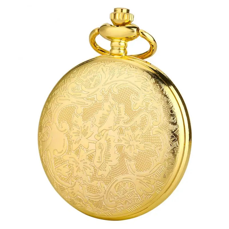 Charming Diamond-encrusted Luxury Owl Golden Handicraft Artwork Hollow Quartz Pocket Watch Necklace Sweater Pendant Chain Clock