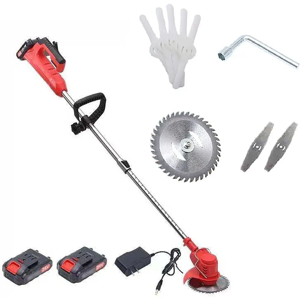 

Portable 24V Cordless Lawn Mower with 3-in-1 Capability for Efficient Garden Maintenance
