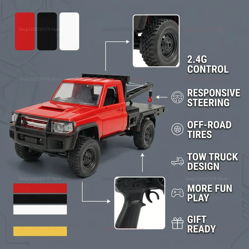 RC Paletli Araba 1/12 4WD Araz - Dirt Brush Interior incelemesi ve fiyatı
