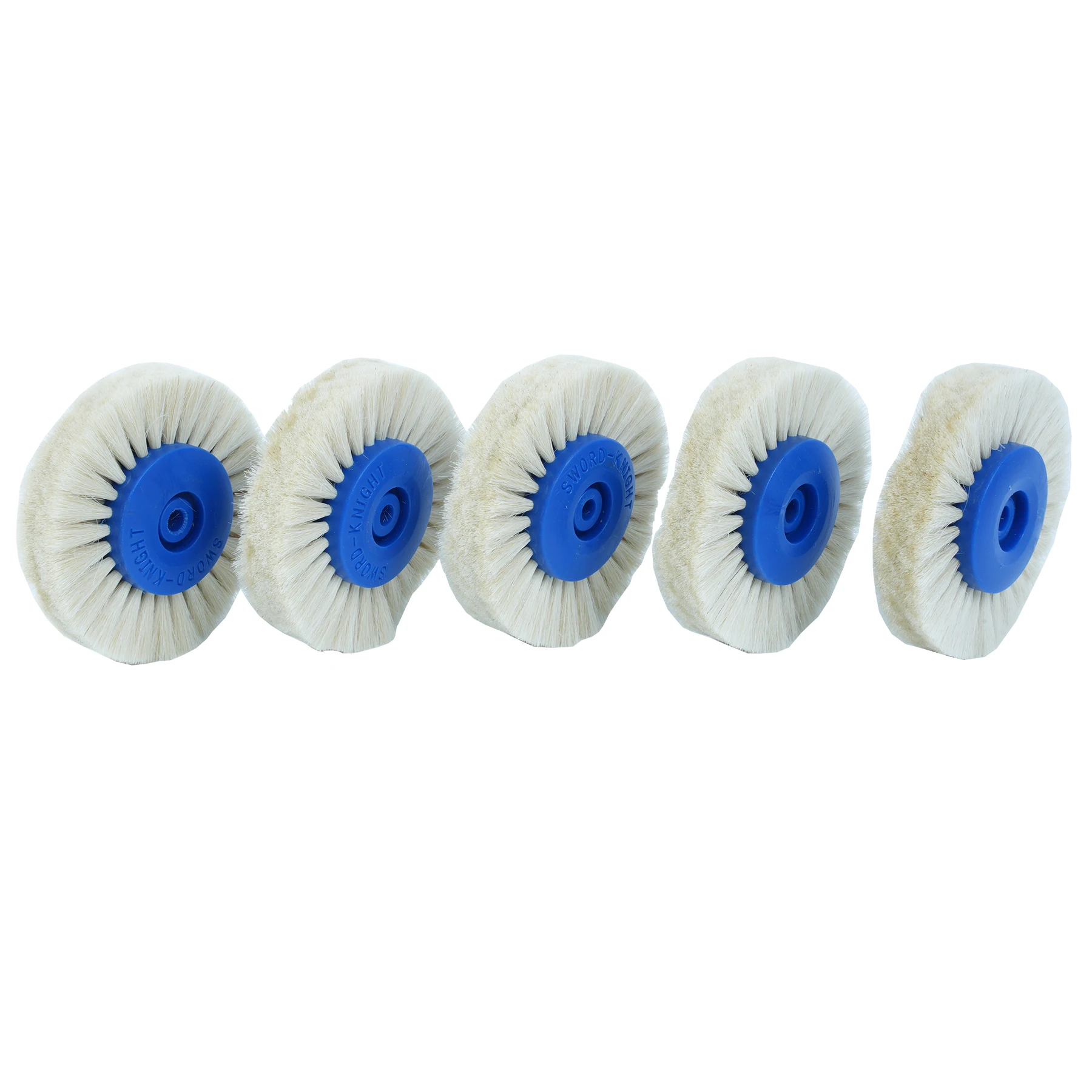 Well CK-Roda De Polimento Dental Escova, Cabelo De Cabra Branco, Extra Macio, Laboratório, Jóias Dentista, Dia, 4 Linhas, 80mm, 2Pcs