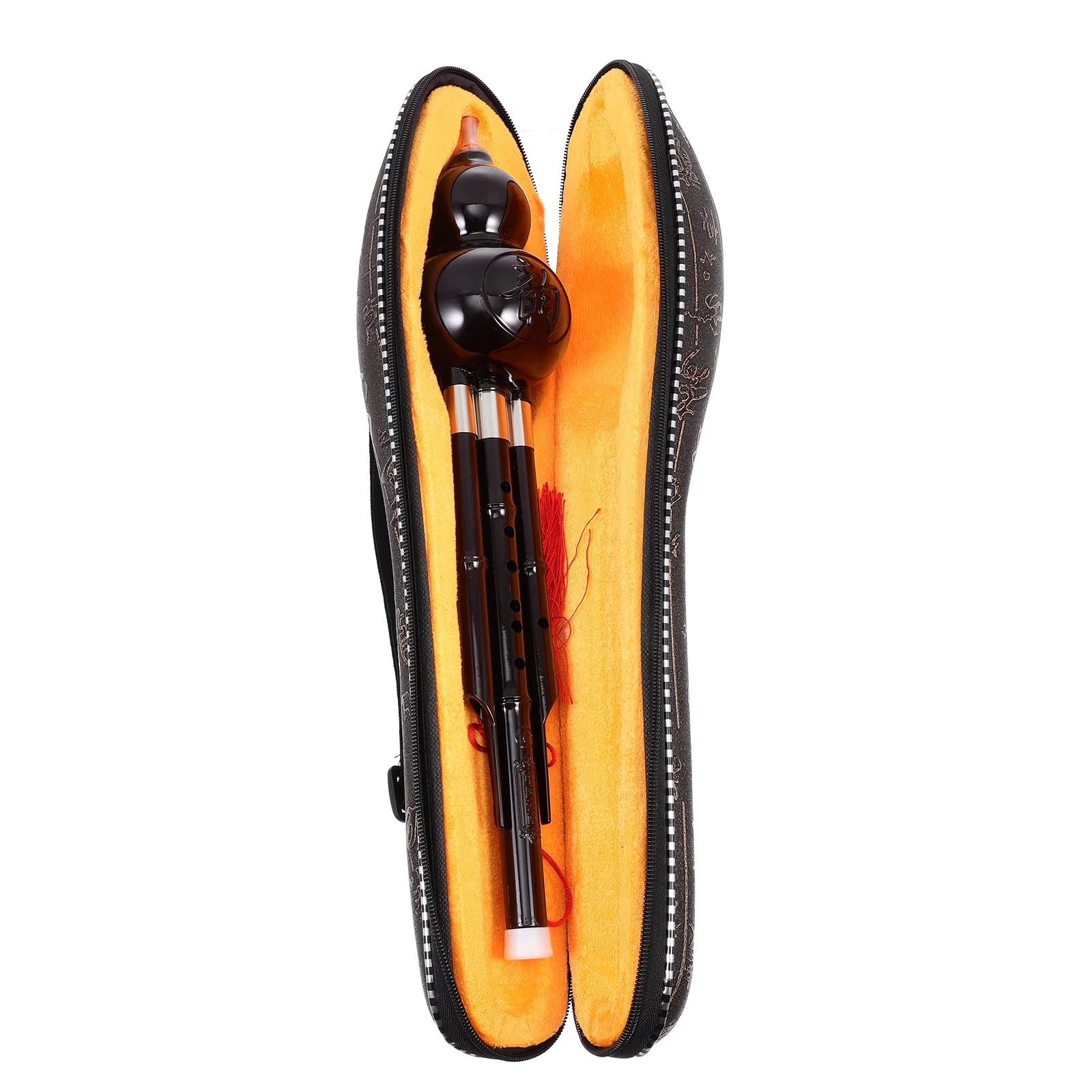 

1Set Seven-Hole Hulusi C Key ABS Cupronickel Professional Wind Instrument Elegant Sound Suitable for Kids Adults