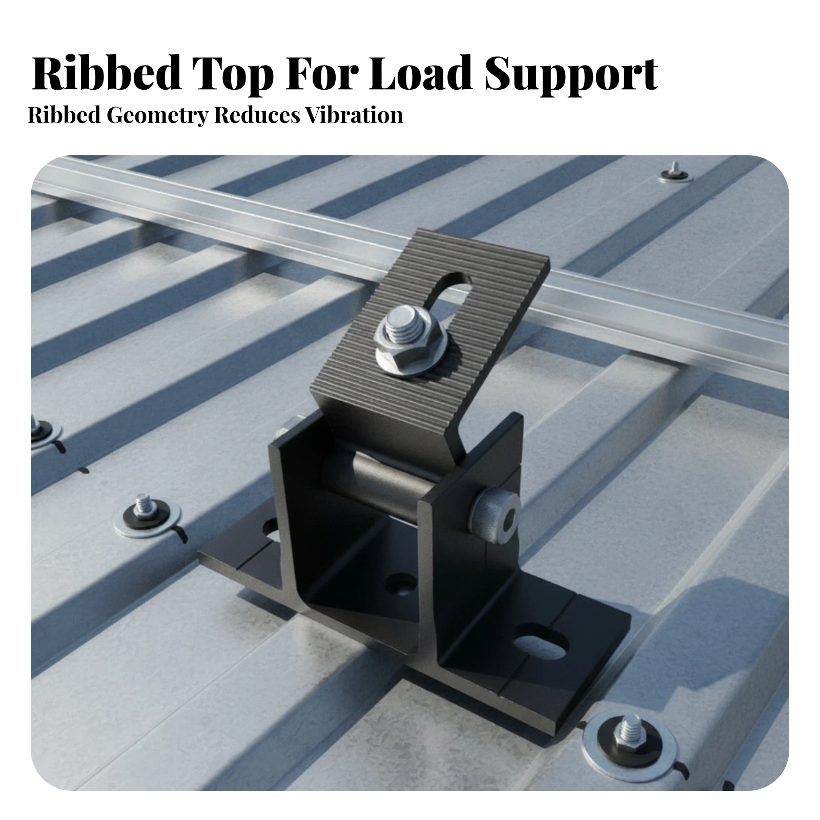 Front Foot Bracket Corrosion-Resistant Solar Panel Mounting Bracket Solar Panel Mounting Brackets Sturdy for DIYers