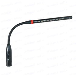 Gooseneck Microphone 3Pin Straight Plug Voice Condenser Microphone Desktop Paging Microphone for Conference Vocal Applications
