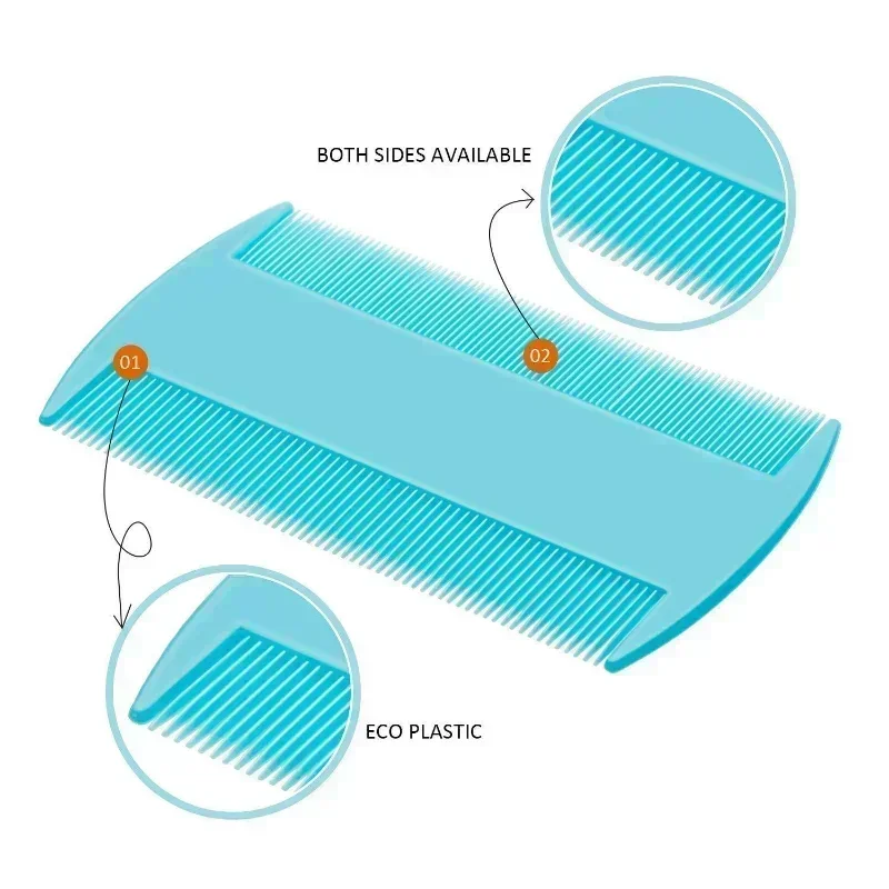 Pet Comb Pet Tear Stain Removal Dog Comb Gently Removes Slime and Shell Small Lice Flea Comb for Dog Cat Supplies Cat Brush