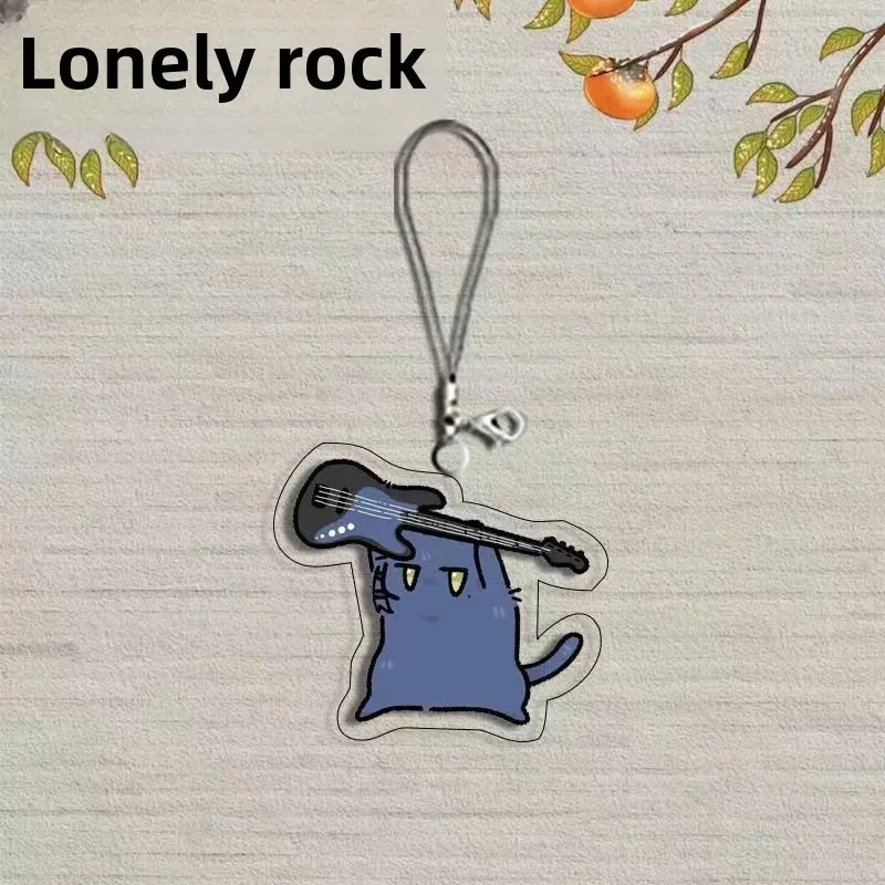 Bocchi The Rock! Gotoh Hitori Phone Chain Anime Figure Ijichi Nijika Yamada Ryo Kita Ikuyo Mobile Phone Pendant Strap Keyring
