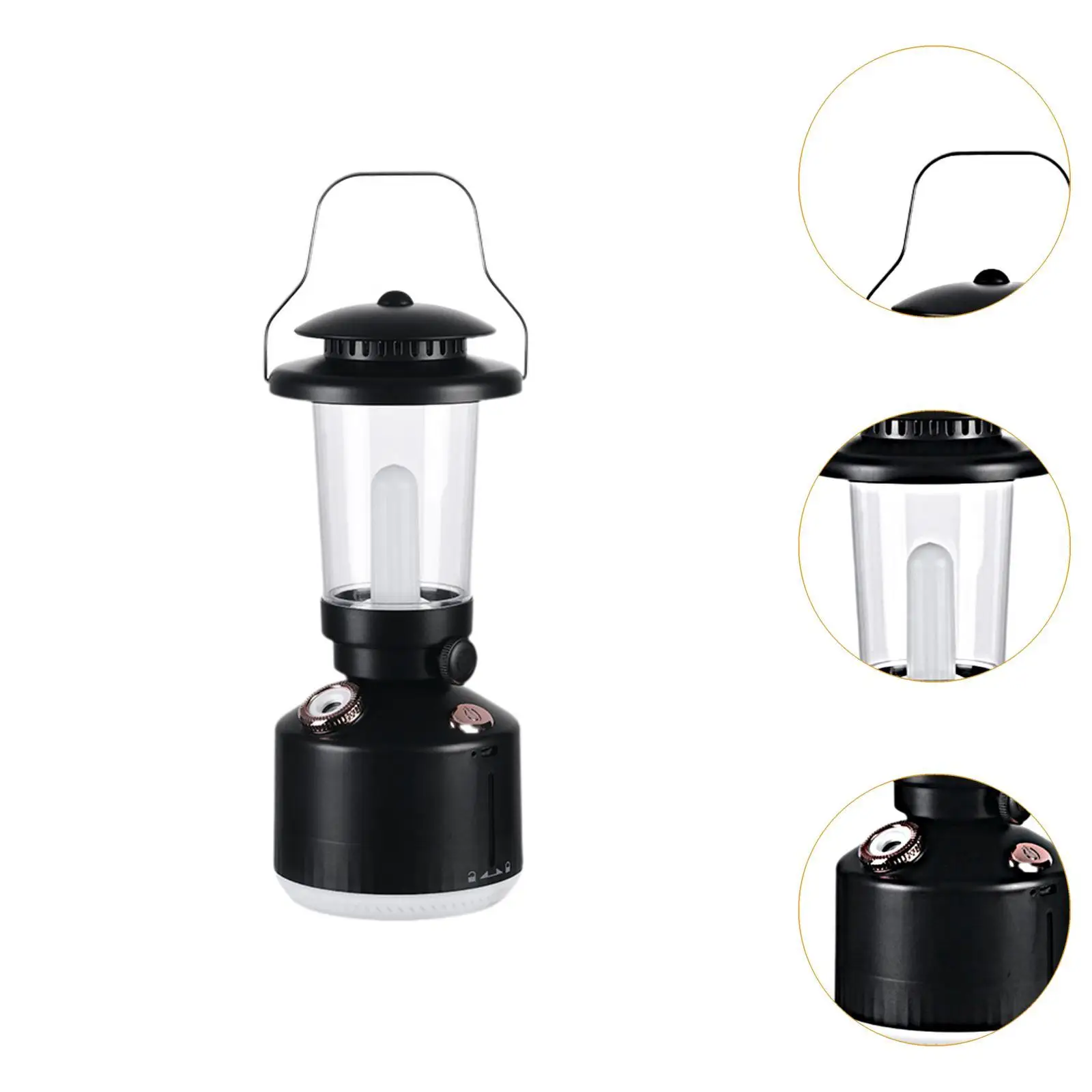 小型加湿器空気加湿器静かなコードレス調光可能装飾充電式