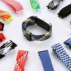 for Huawei Band 8 9 Strap Accessories Adjustable Wristband Elastic Magnetic Nylon Braided Bracelet Correa Huawei Band 9 band