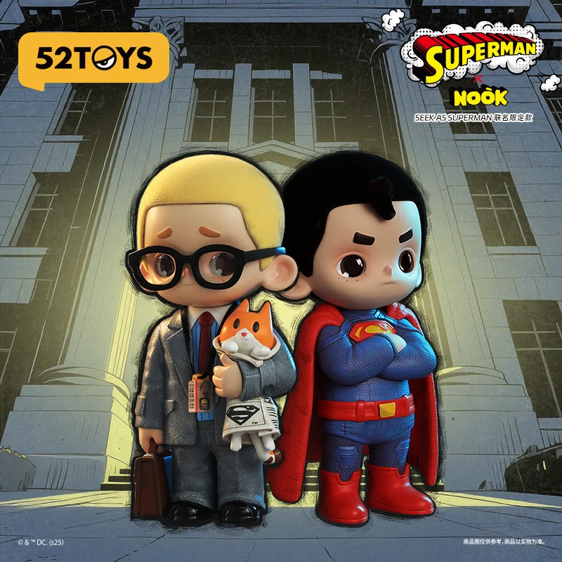 

52TOYS SEEK As Superman Limited Edition In Collaboration Anime Action Figure Guess Bag Ornament Figurines Home Decor Desktop