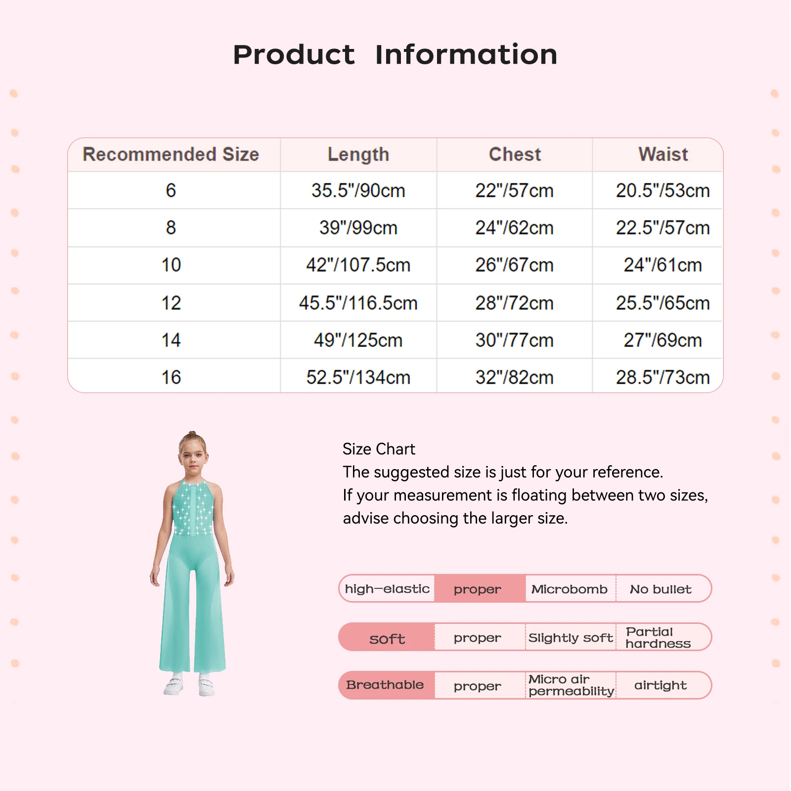 Bodysuit Akrobatik Anak Perempuan Jumpsuit Senam Balet Leotard Kaki Lebar Bodysuit Atletik Pakaian Dansa Kostum Skating Anak