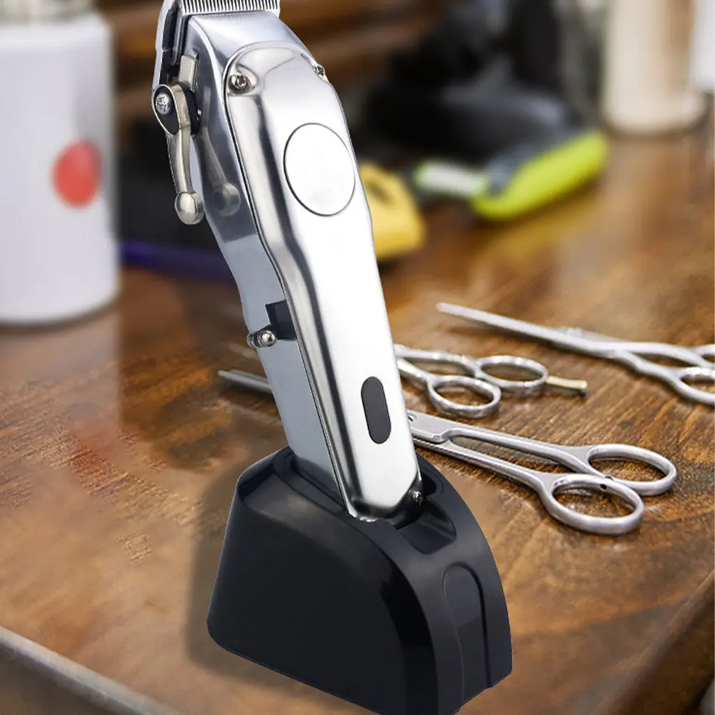 Clipper Quick Safe Charge Base Hair Clipper Charging Base Electric Hair Cutter Charging Salon Use ABS Material