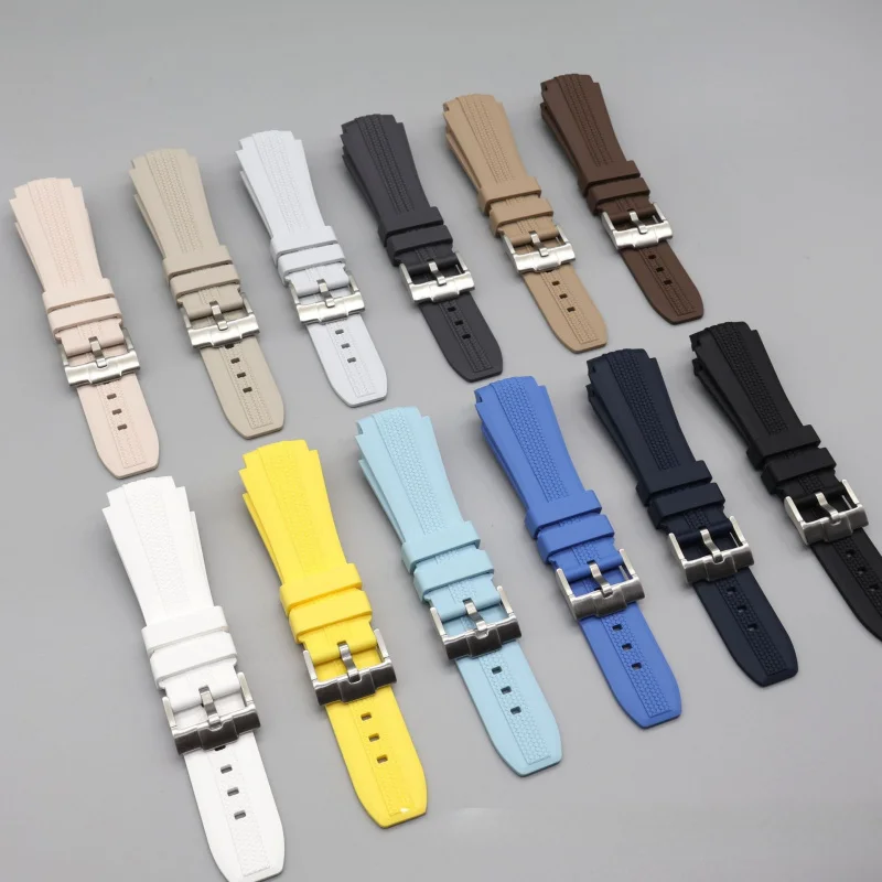 DedicatedOMEGASwatch Cinturino per orologio congiunto Planet Series Orologio in tessuto Cinturino in silicone liquido20mm