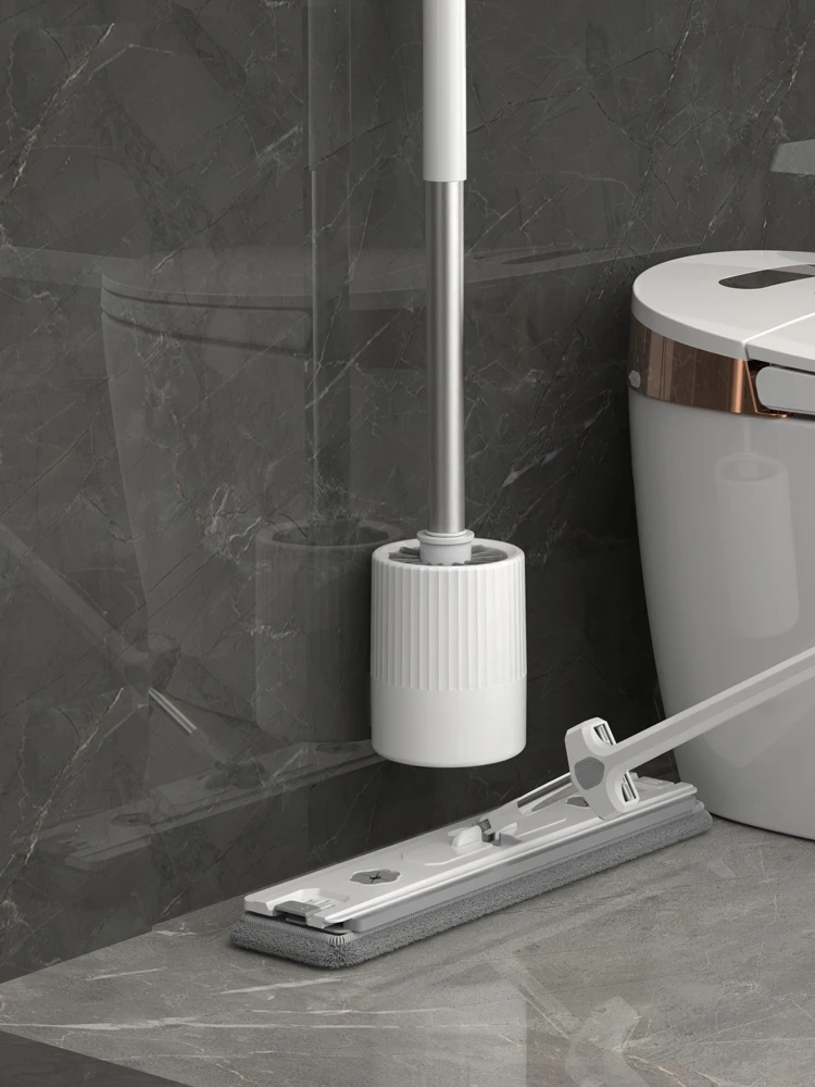 

Toilet Bru Household No Dead Angle Wall Mounted Cleaning Batoom Sanitary Cleanser Bru for Toilet And Squatting Urinal