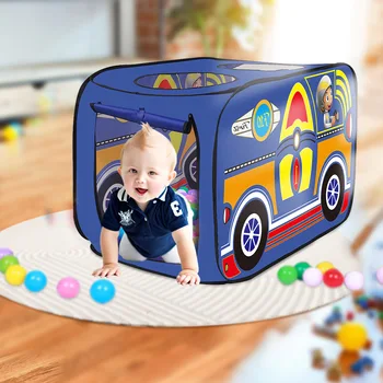 Baby foldable play tent indoor outdoor tent play house toys garden car themed foldable tent ocean ball pool girl boy gift game