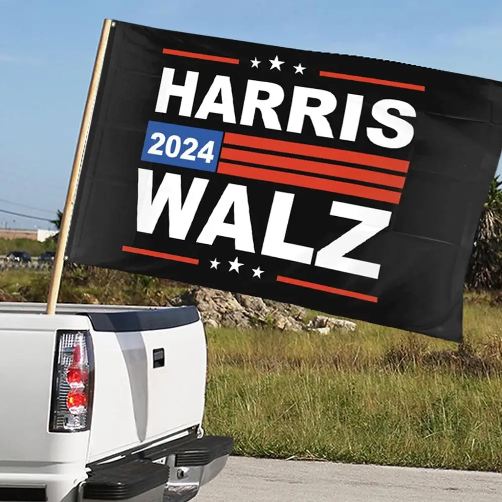 Kamala Harris Waltz 2024 Flag 3x5 Ft Harris Flags For President Flags for Indoor Outdoor Kamala Harris Race for President Decor