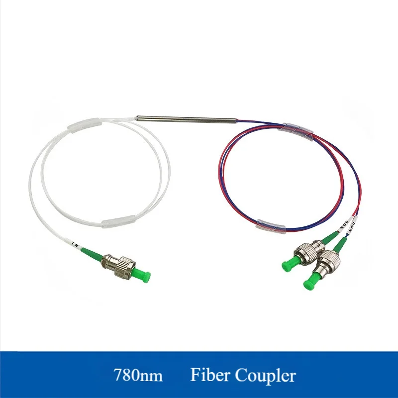 HI780 780nm Fiber Coupler 1x2/2x2 Tapered Mini Fiber Optic Splitter with Optional Splitting Ratio for Optical Applications