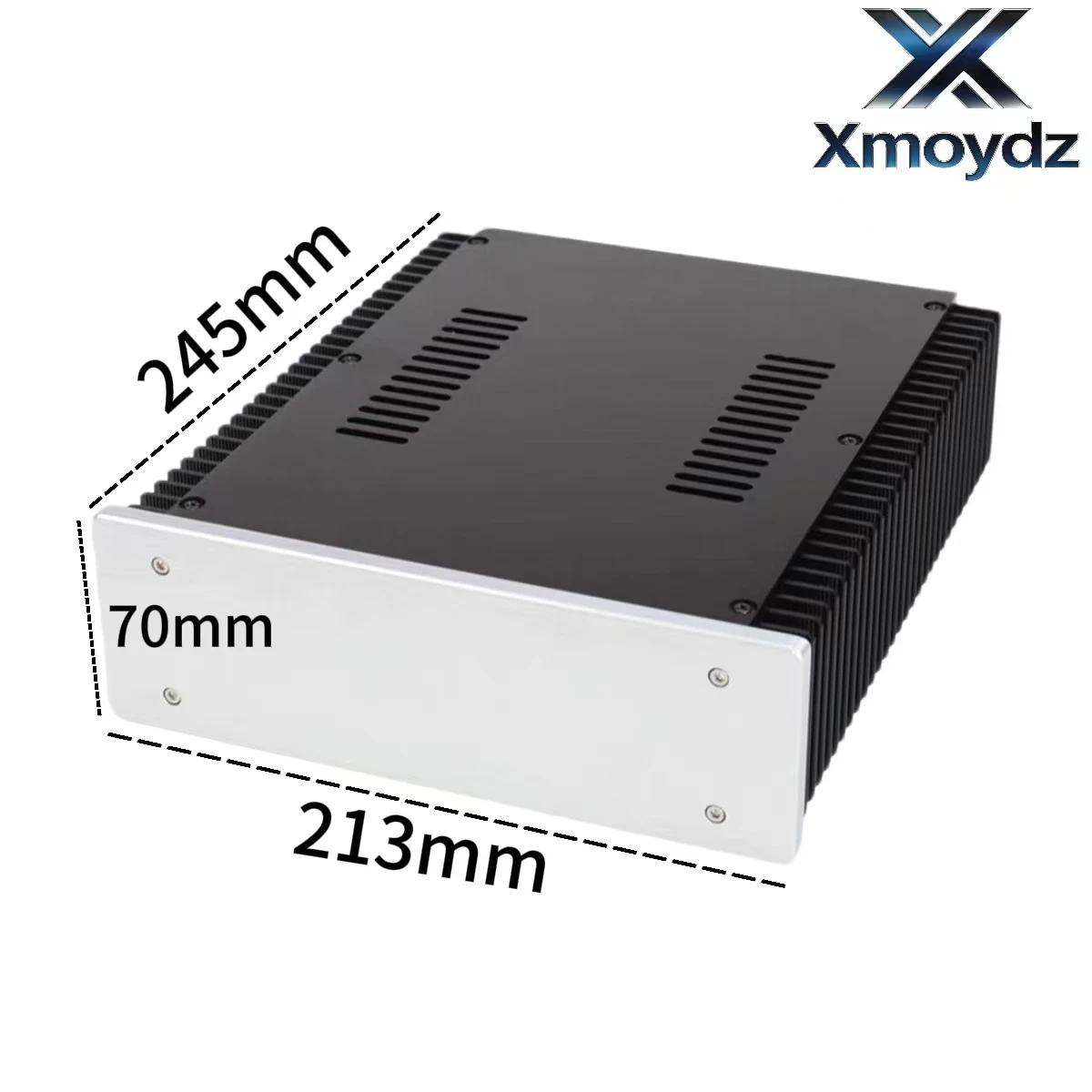 

Корпус усилителя класса А из цельного алюминия без отверстий, 245*213*70 мм, внутренний размер 235*162*60 мм