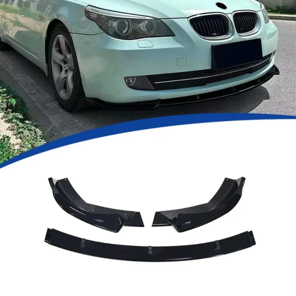 

For BMW 5 Series Standard E60 Pre-LCI 2004-2007 Year Splitter Front Bumper Lips Spoiler Body Kit Accessories