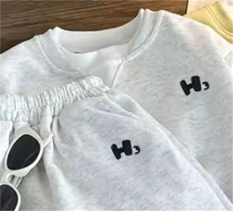 Kids Casual Sweatshirt Suits Children Warm Comfortable Outdoor Hoodie Sets Boys Girls Daily Long Sleeve Top+Pants 2Pc Outfits