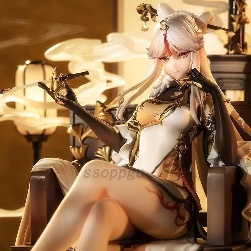 

Genshin Impact Ningguang Фигурка масштаба 1/7 Deluxe Edition Аниме ПВХ Коллекционная игрушка Игровая модель Кукла от miHoYo APEX-TOYS