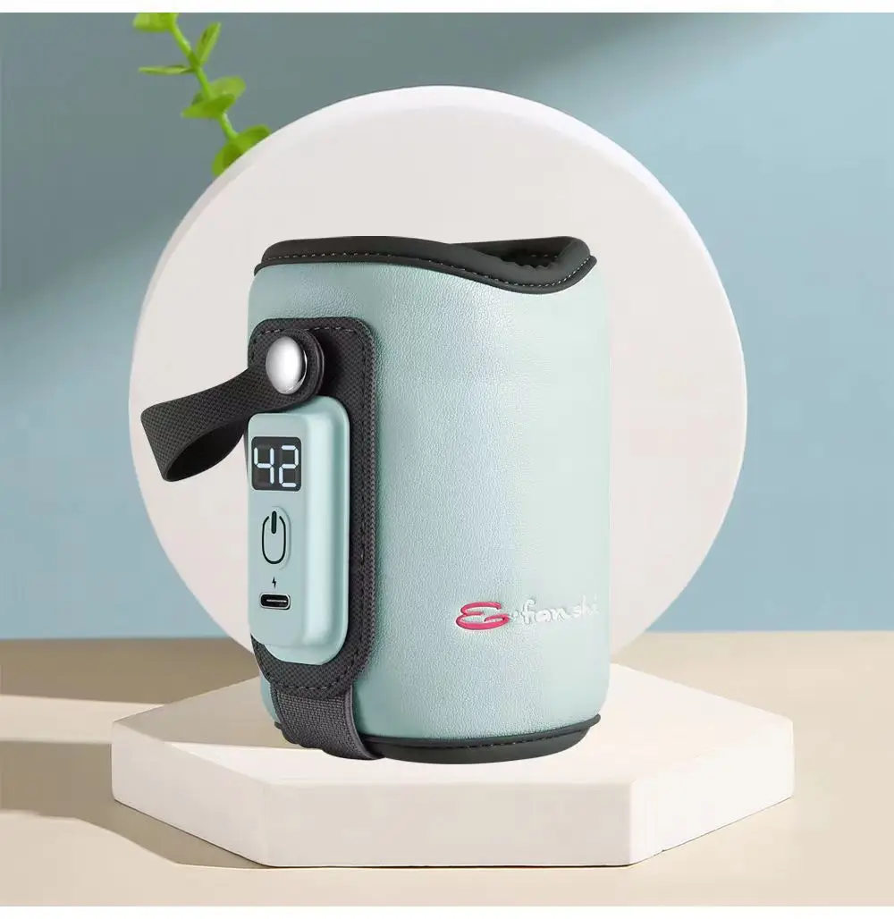 Portable Baby Bottle Warmer Smart Constant Temperature USB Car Charger for Hegen Breast Milk Travel Night Feeding Essential