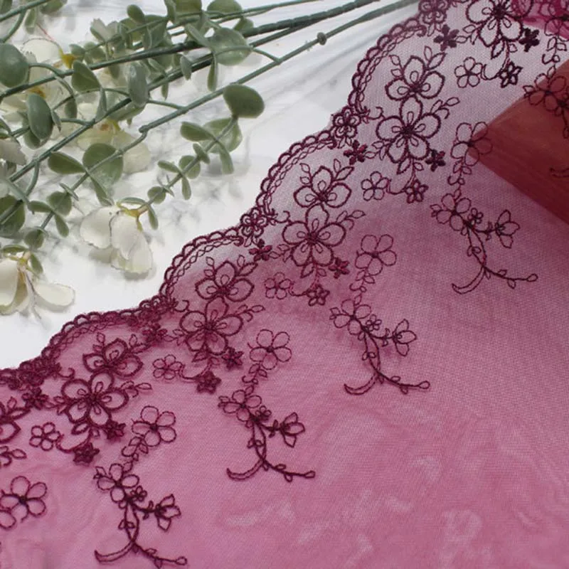 

30 ярдов вышитая сетчатая кружевная бейка для бюстгальтера «сделай сам», нижнего белья, платья, аксессуары, кружевные швейные ткани