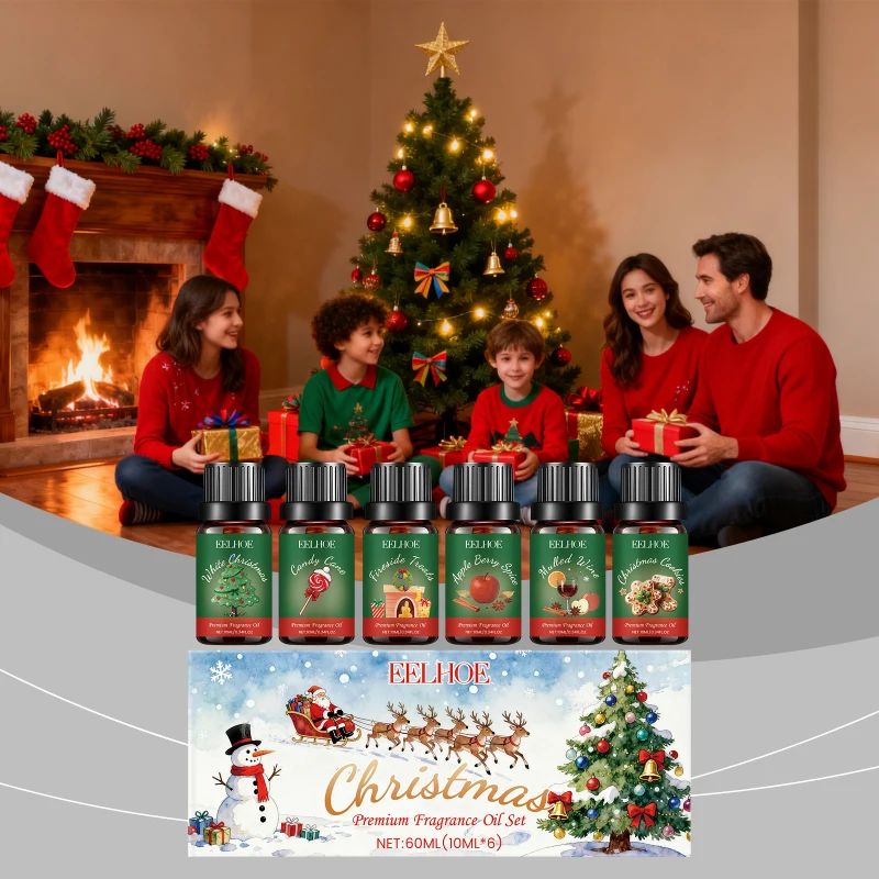 Christmas Fragrance Oil Set 6  - Home Fragrance Gift Set ulasan dan harga