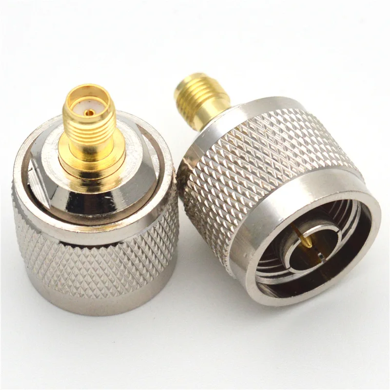 

Full Copper N Male To SMA Female 50ohm N To SMA-JK Adapter L16 Straight Connector RF Coaxial For WiFi Antenna Connector