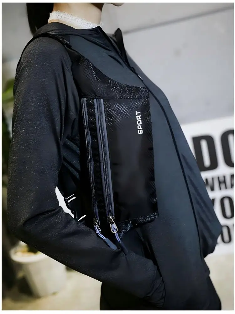 Multifunctional Belt Bag Unisex Crossbody Chest Waist Bag With Phone Pocket Outdoor Sports Travel Fanny Pack For Student Men Wom