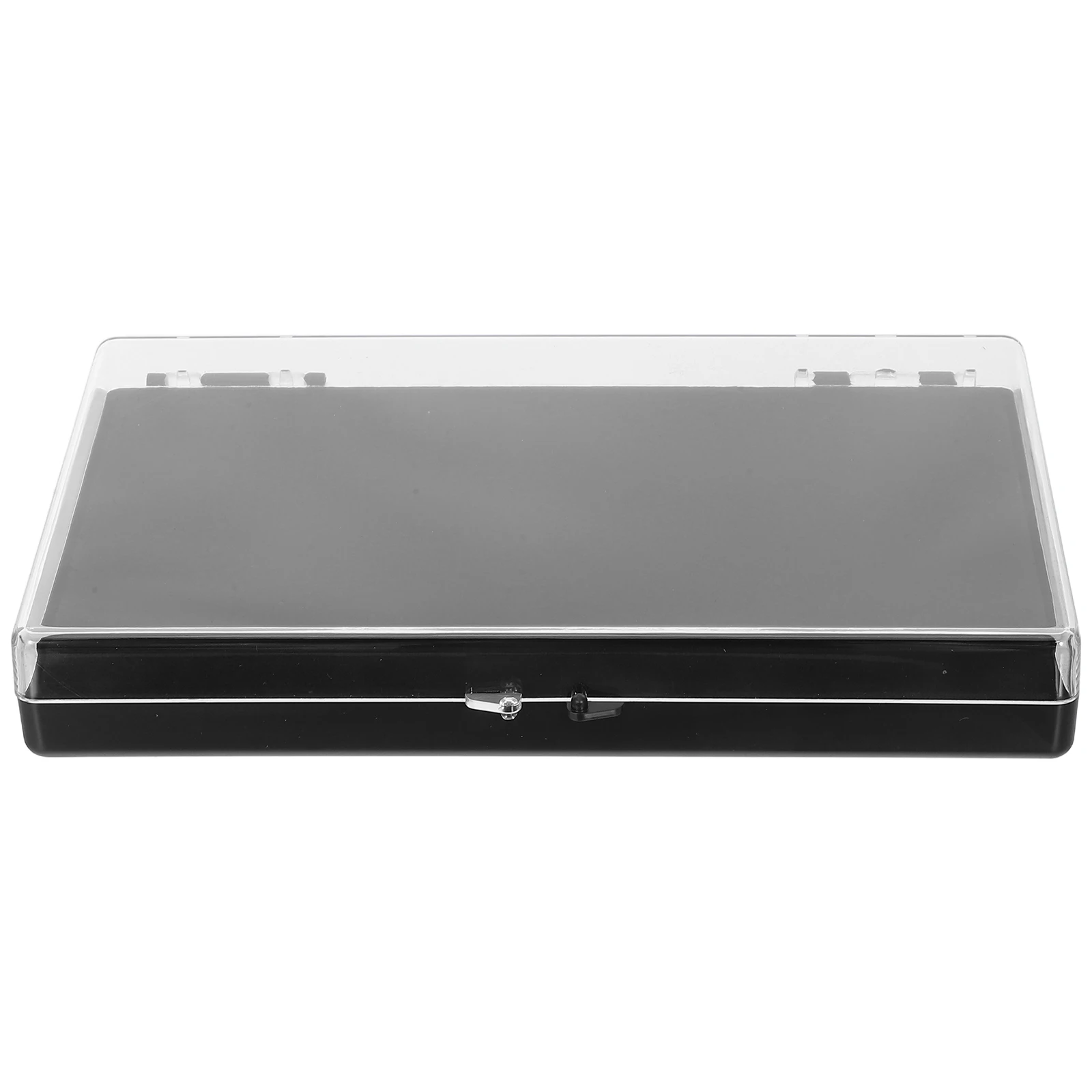 

Clear Transparent Jewelry Display Storage Box For Pins Medals Rings Badge Holder Case Organizer Transparent Easy Open