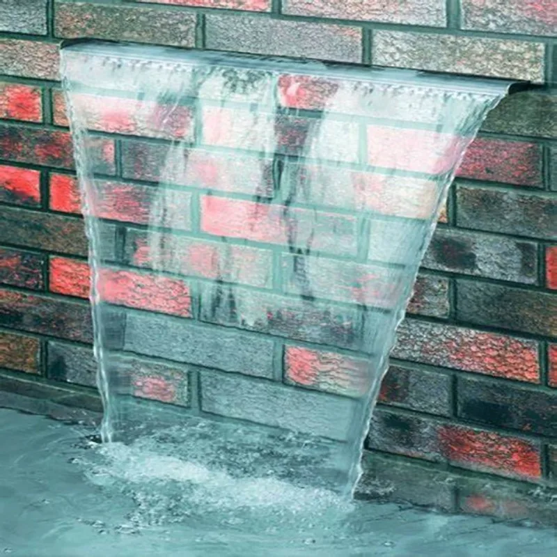 

Modern beautiful waterfall wall fountain pool