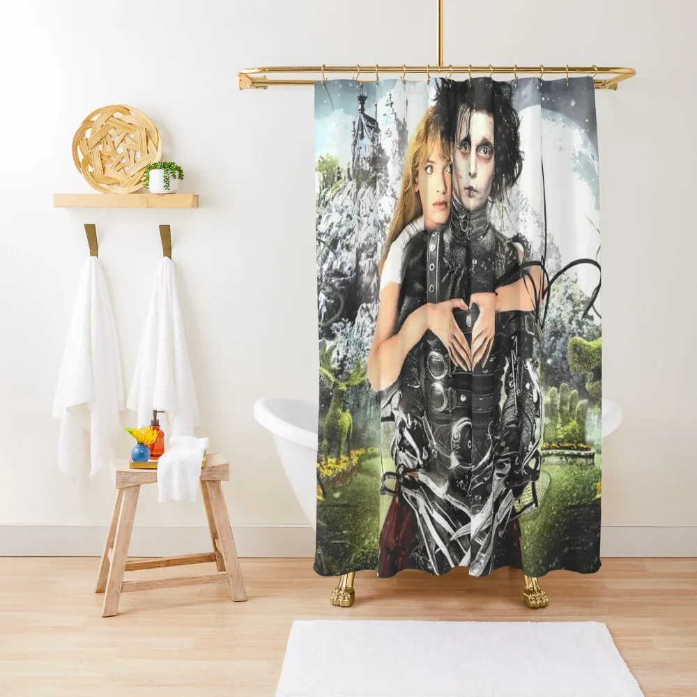 

Edward Scissorhands Shower Curtain Luxury Bathroom Bathroom Deco Waterproof Shower Cute Shower Curtain