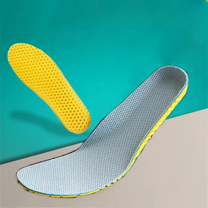 【Insoles+Socks Set】5Pairs Orthopedic Memory Foam Insoles Sport Insert  Feet Man Women Soles Pad Mesh Orthotic Breathable