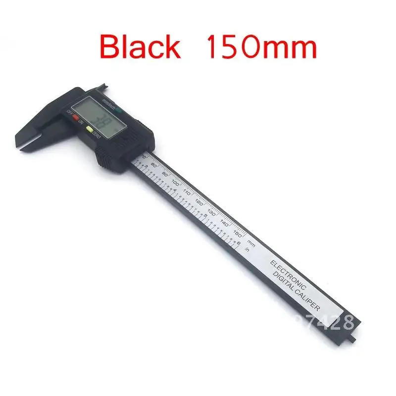 Digital Ruler 100mm 150mm Electronic Carbon Fiber Vernier Caliper Dial Gauge Micrometer Measuring Tool