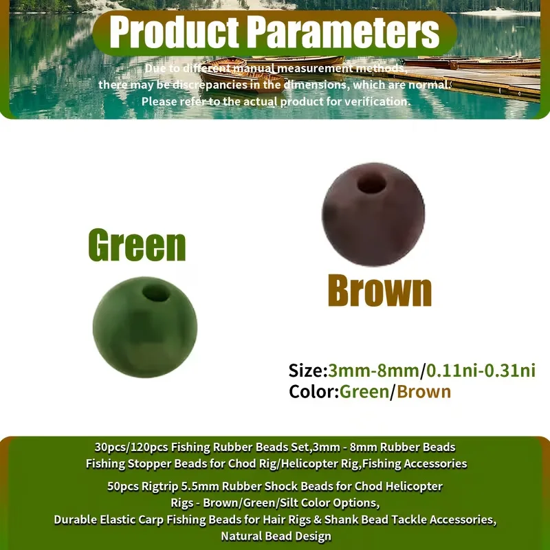 مجموعة خرز مطاطي لصيد سمك الشبوط مكونة من 120 قطعة، خرز لؤلؤ خفيف الوزن من مادة البولي إيثيلين الممتازة، سدادة طعم ذاتية الصنع وملحقات تعويم
