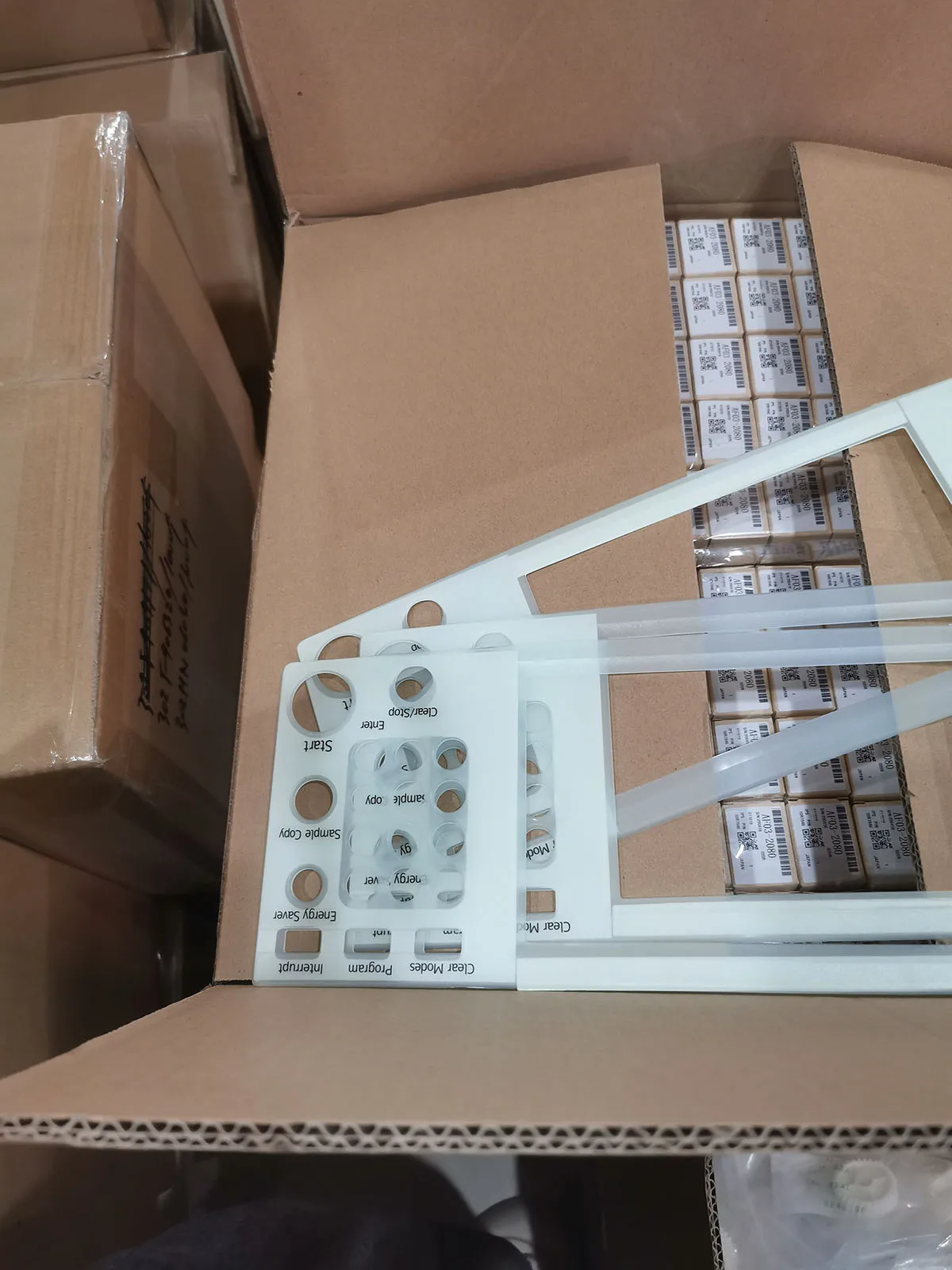 5PCS new control panel For Ricoh Copier Controll Panel Button Frame MP 7500 6500 8000 8001 9001 AFICIO 2075 2060