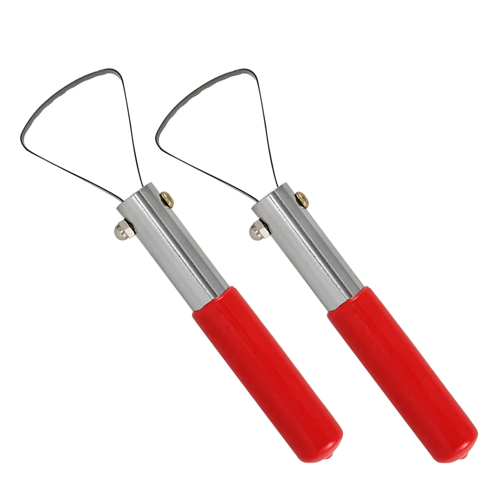 

2pcs Tire Repair Tools Red Durable Easy Motorcycle Car Off Scrapers Wheel Balance Remover Puncture Fixing Outdoor Use
