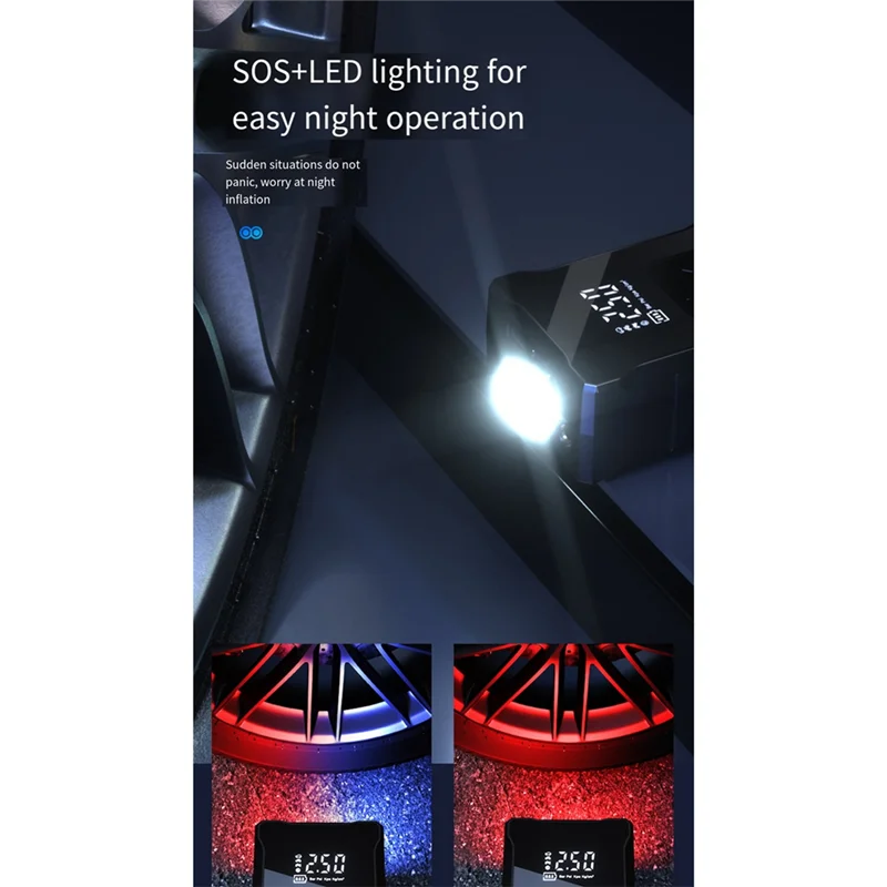 

Простой портативный насос для накачивания, автомобильный воздушный компрессор, электрический насос для накачивания шин для мотоцикла, велосипеда, лодки, автоматические шарики для шин