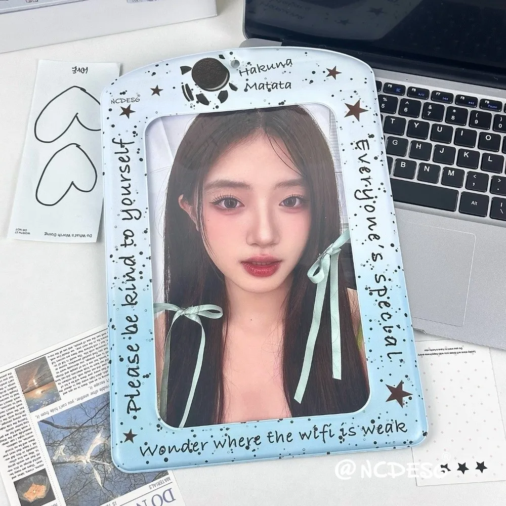 Trendiger A4 Fotokartenhalter Koreanischer Idol Riesen-Fotoschutz Bunter PVC-Fotokartenhalter für Fans – Detail 12