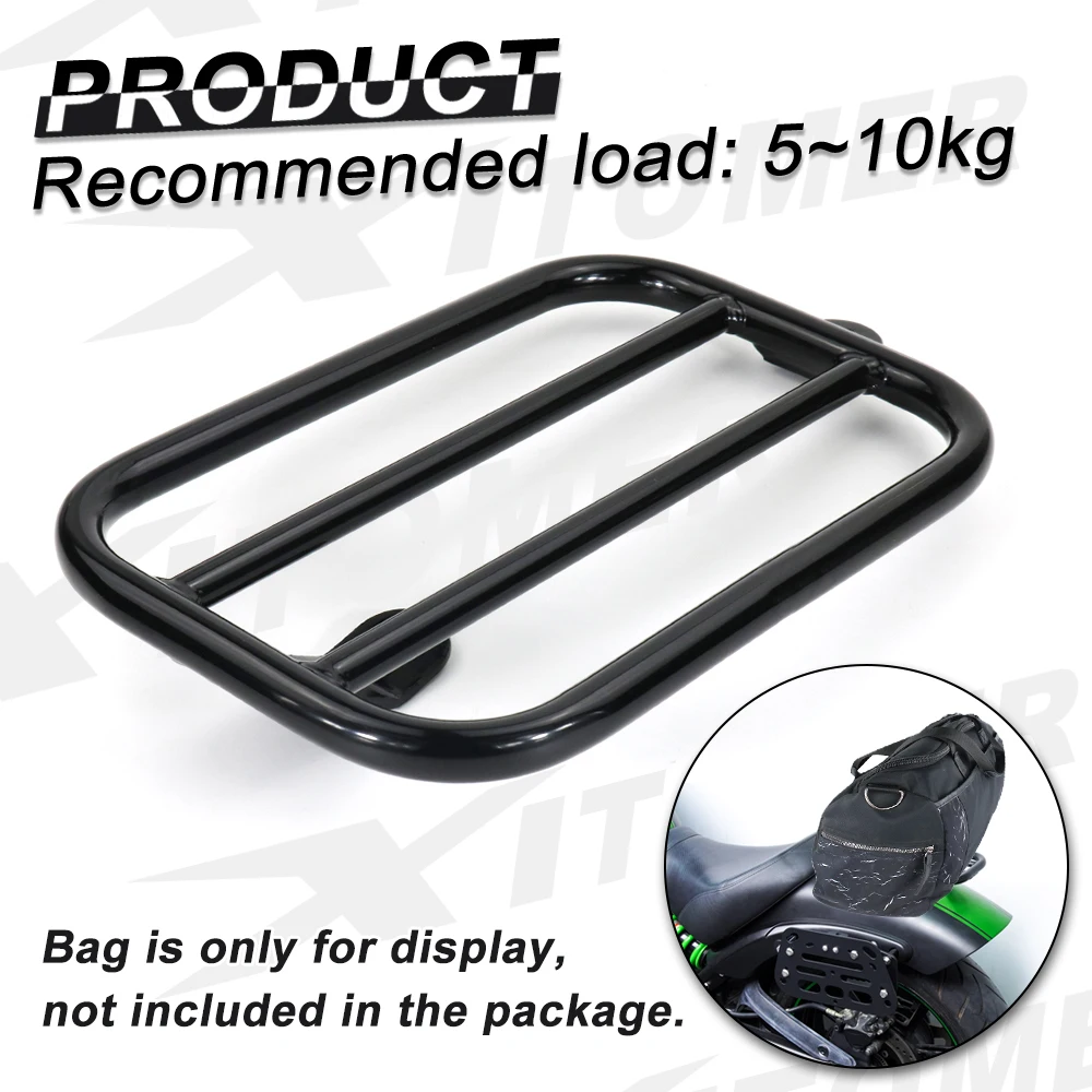 Motorcycle Side Panniers Rack Frame Top Box Case Saddlebag Bracket For Kawasaki VULCAN S VULCAN 650S 2015-2024 Rear Luggage Rack