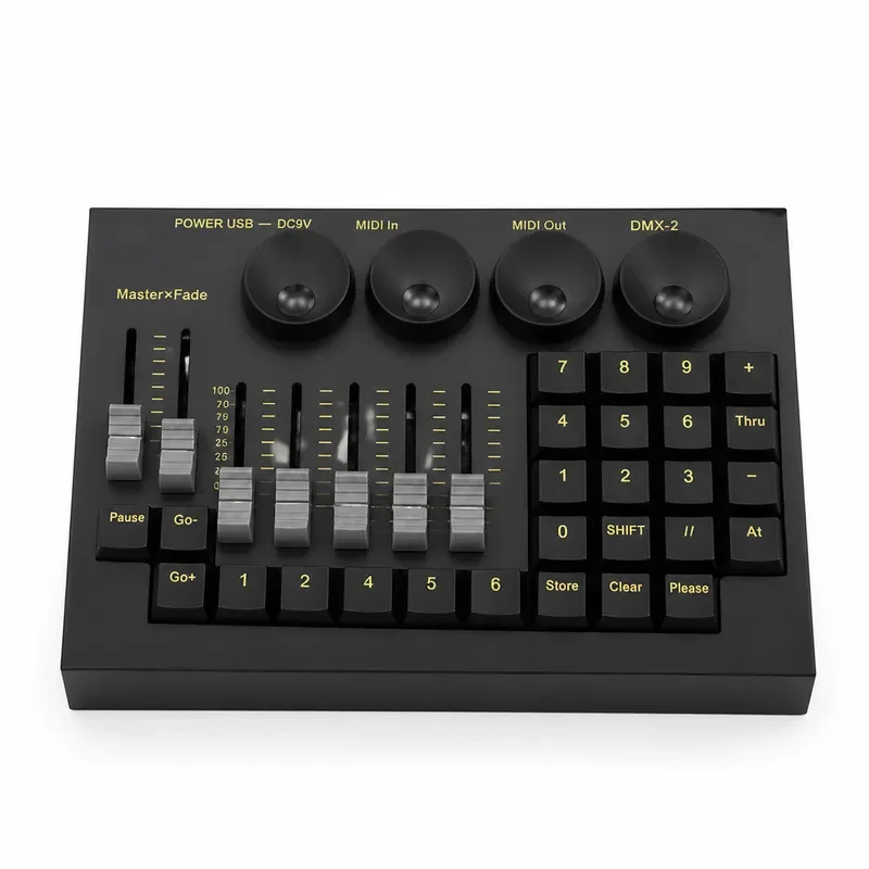 MA2 Mini Command Wing Portable DMX Lighting Controller Stage Light Console Professional DJ Equipment Control System