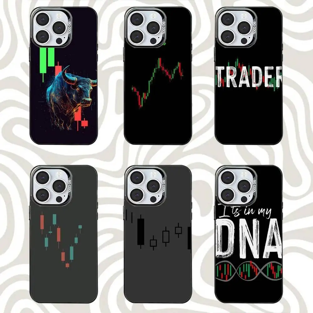 

Forex Day TradingTrade-er Phone Case For iPhone 16,15,14,13,12,11,Mini,Pro,SE,MAX Black Matte Shockproof Cover
