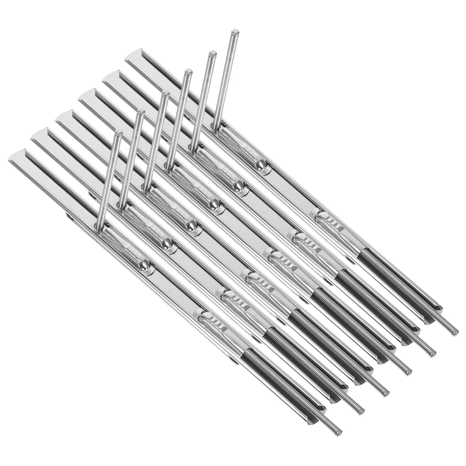 6Pcs Metal Binding Clips Smooth Surface Loose Leaf Binder Rings for Home Office School Stationery Organizer