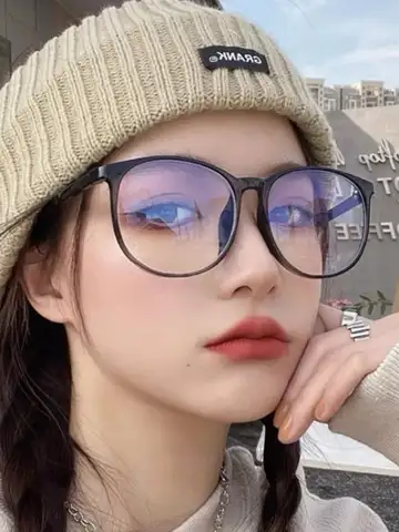 Anti-blue Light Optical Glasses Unisex Retro Ultra-light Large Square Frame Eyewear