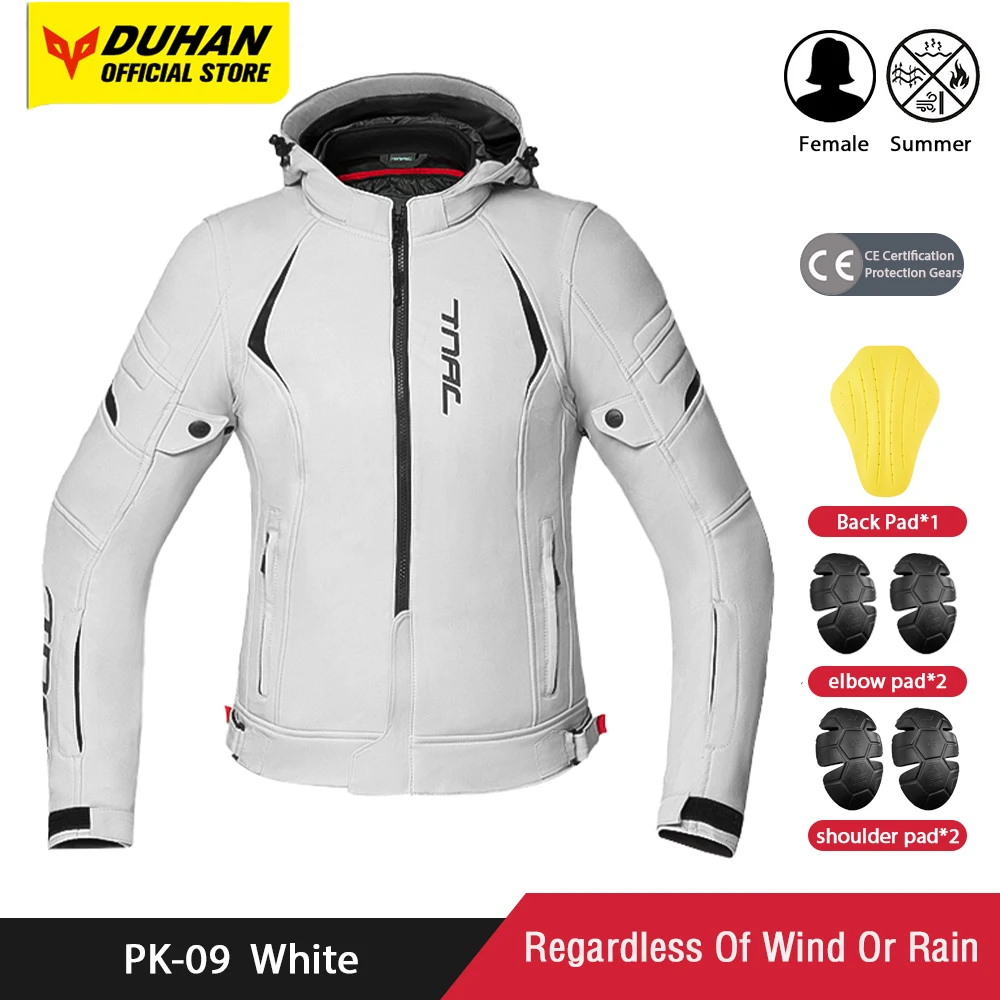 

Women Motorcycle Jacket Winter Warm Motorbike Jacket Reflect Light Motocross Jacket Removable CE Protective Equipment