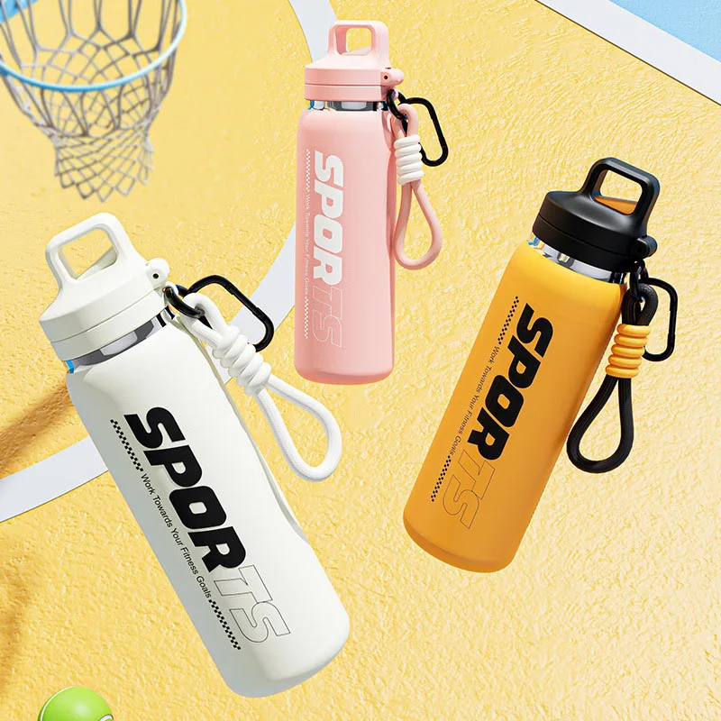 

316 Stainless Steel Insulated Cup For Boys Girls Portable Water Cup For Outdoor Travel Sports Double Drink Cycling Straw Cup