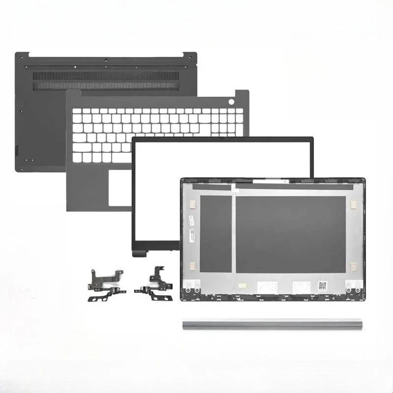 

95% new cover for ThinkBook 15 IIL 15 IML laptop LCD rear cover, front bezel, palm rest, bottom case 4ellvlv50 silver