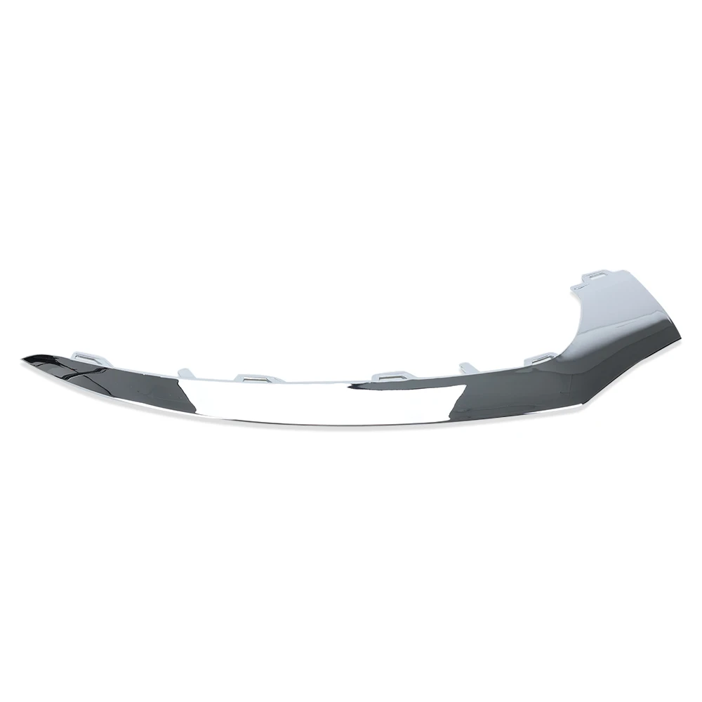 Car Front Bumper Trim Strip Moulding Lip Chrome For Mercedes-Benz W218 CLS 2015 2016-2018 A2188851574 A2188851674 A2188851774