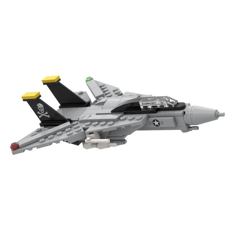 

Hot Mini F-14 Tomcat Model with Movable Wings Building Blocks DIY Assemble Bricks Educational Collection Toys Xmas Birthday Gift