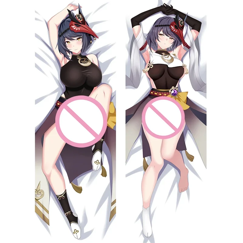 

Anime Sexy Hugging Body Pillow Case Genshin Impact Dakimakura Peach Skin 2 Way Otaku Pillowcase Customize DIY Gifts