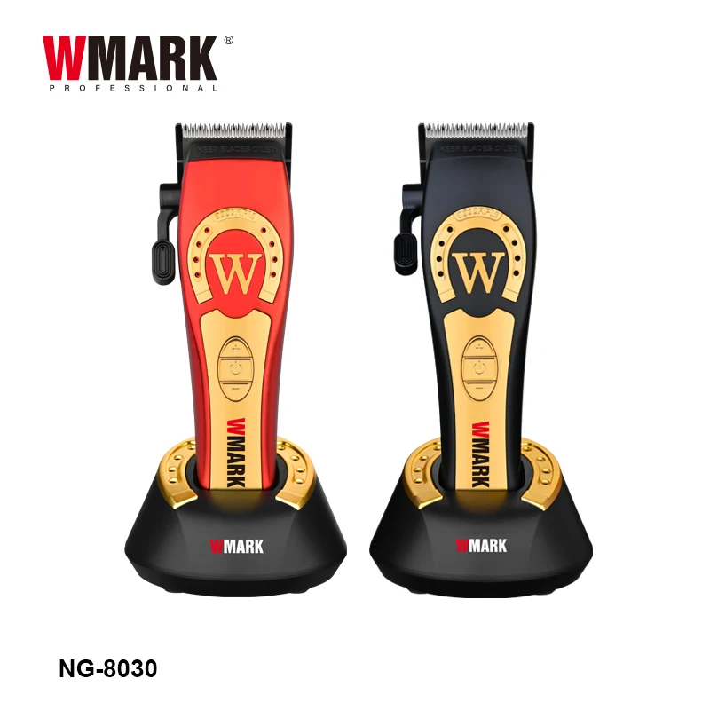 2024 WMARK NG-8030 HIGH SPEED HAIR CLIPPER HAIR Trimmer, Electric Hair Cutting Hair Cut, DLC Powder Metallurgy  SHARP BLADE